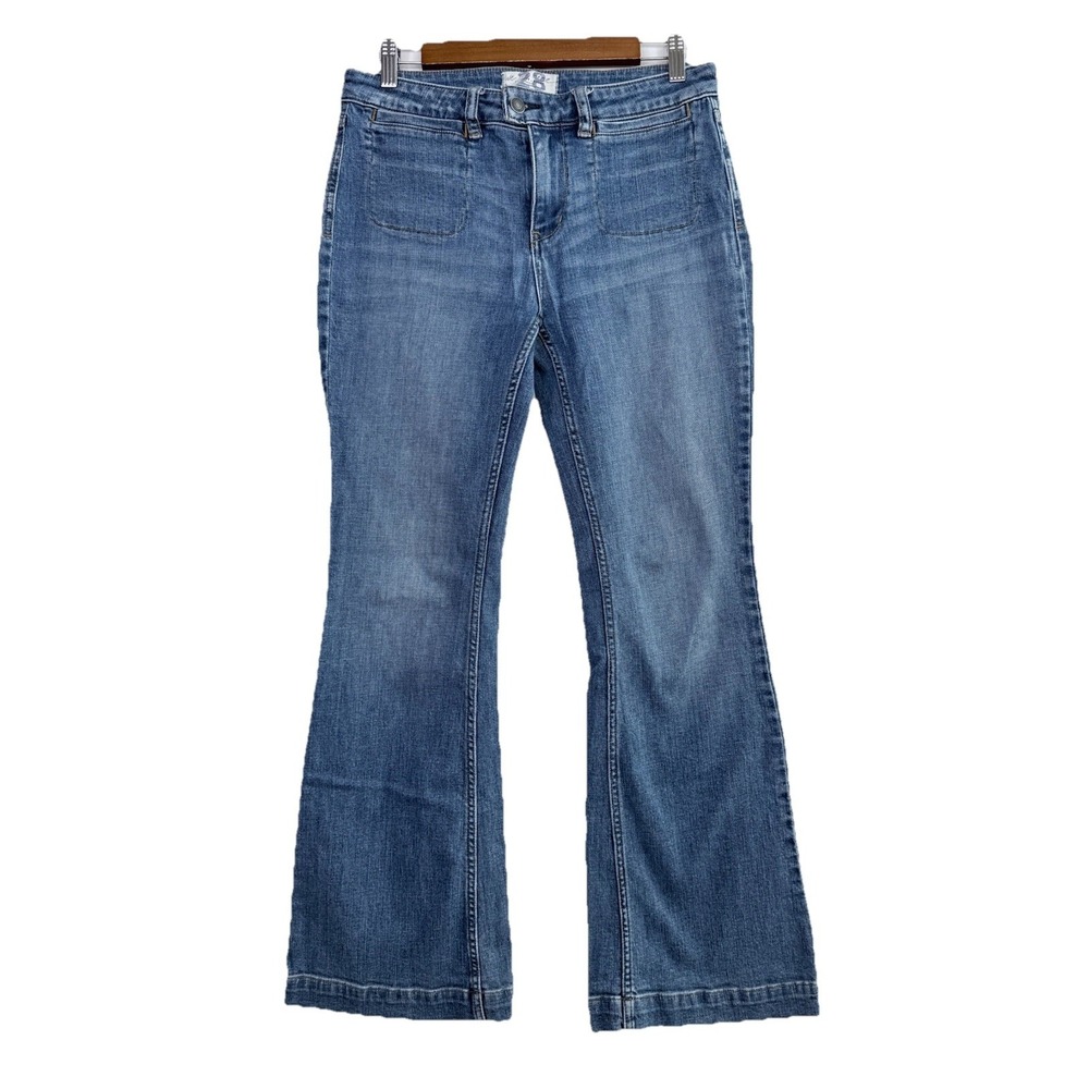 We The Free Free People Jeans‎ Patch Pocket Flare Size 28 Mid Rise